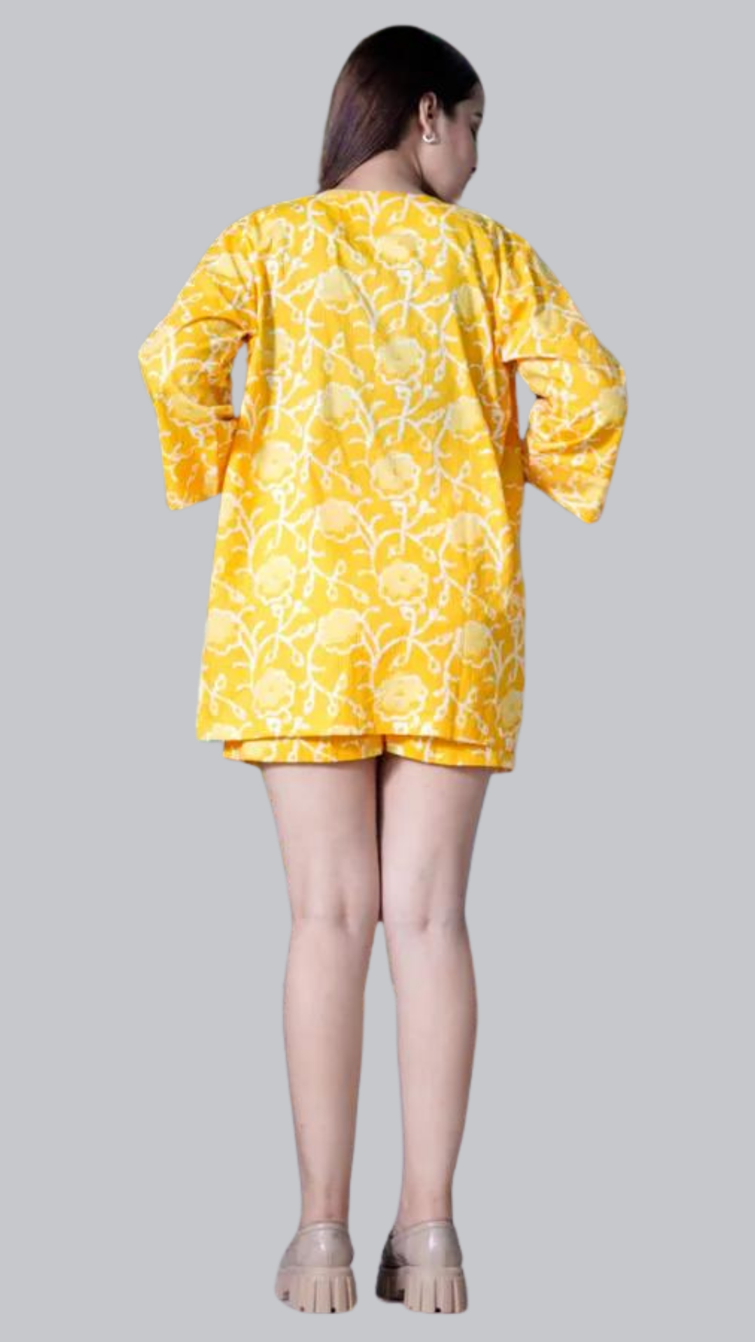 Mustard Floral Bloom Co-ord Set